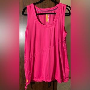 Lole XL hot pink workout shirt it travel